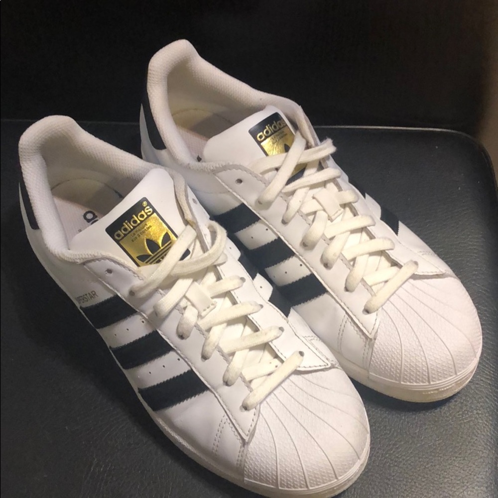 Adidas Superstar Stripe Sneakers 8 1/2